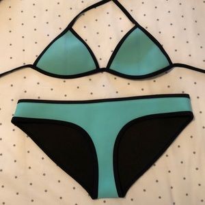 Triangl Chloe aqua bikini set